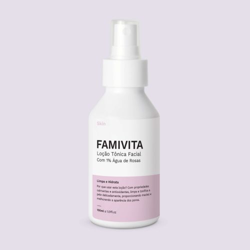 Loção Tônica Facial - Água de Rosas