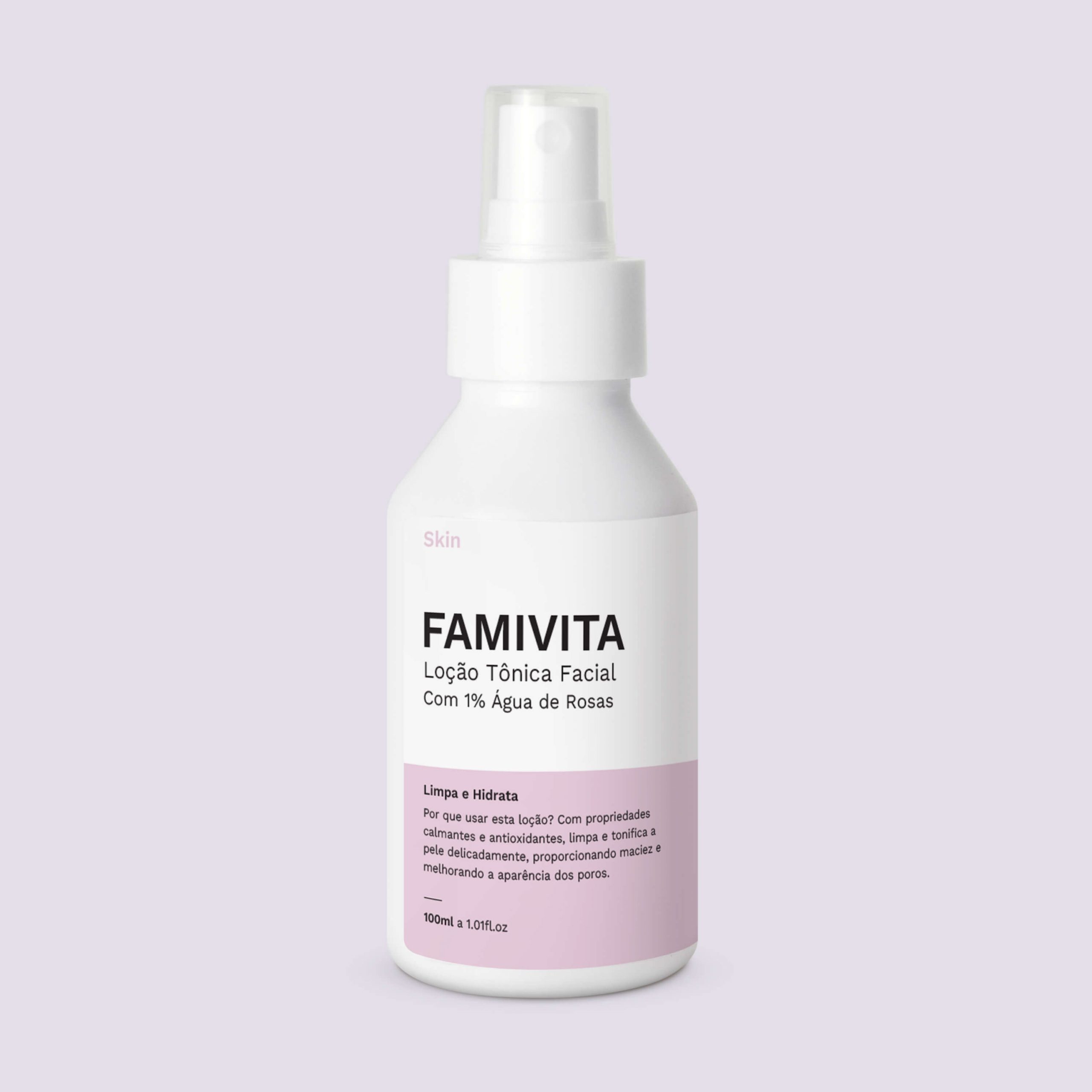 Loção Tônica Facial - Água de Rosas